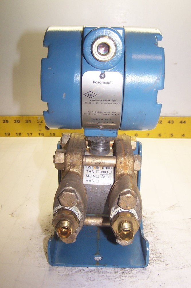 ROSEMOUNT ALPHALINE 45 VDC 1000 PSI PRESSURE TRANSMITTER 1151DR2F12B2