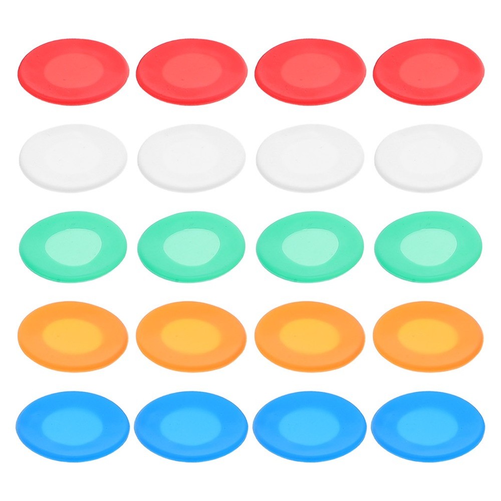 20 Pcs Diaphragm Cover for Stethoscope Silicone Head Replacement Covers
