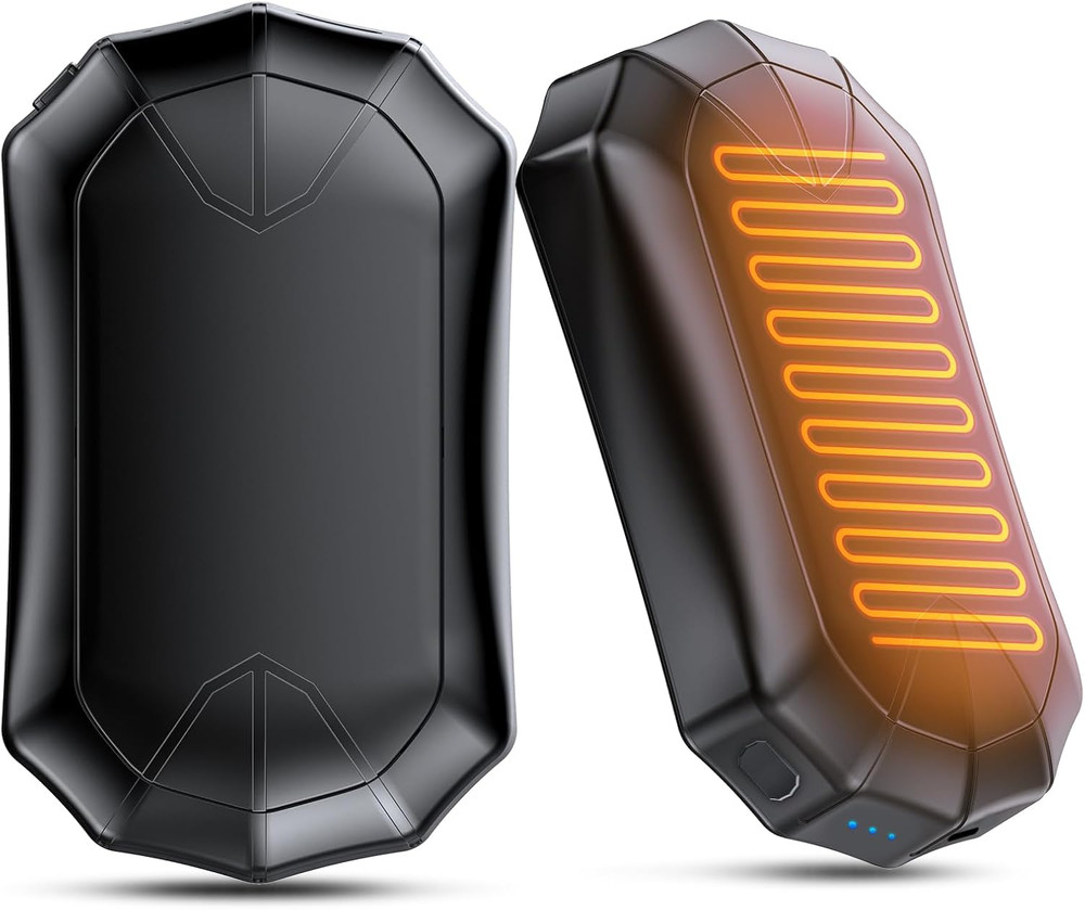 Magnetic Rechargeable Hand Warmers 2 Pack - Electric 3 Adjustable Heating Modes