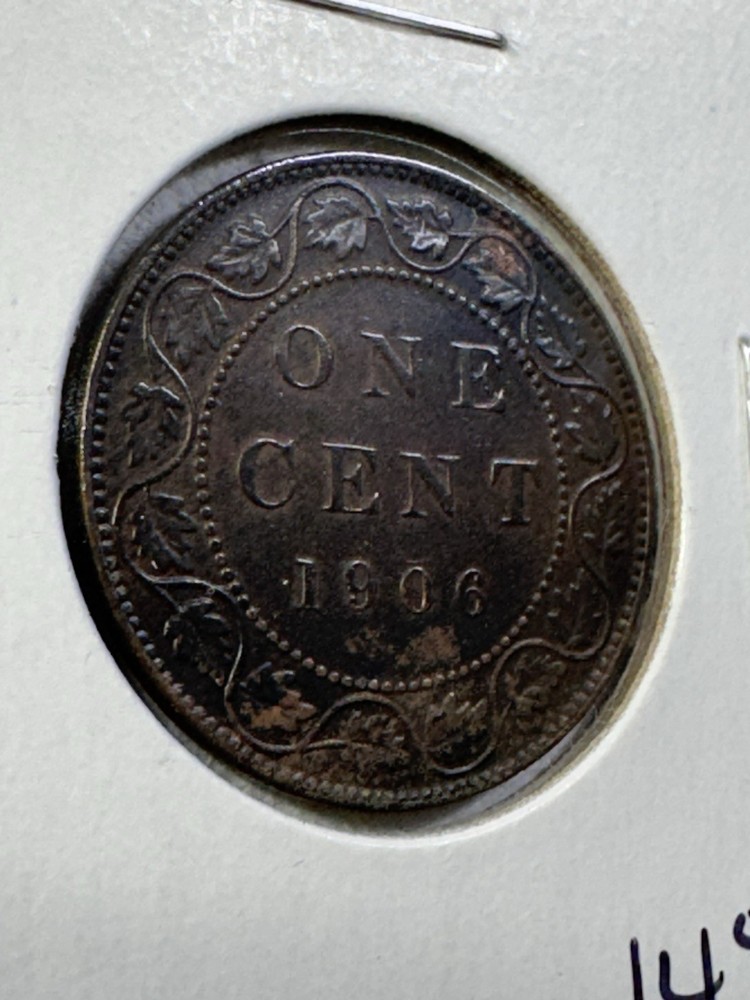 1906 Canada Large Cent Bronze Coin