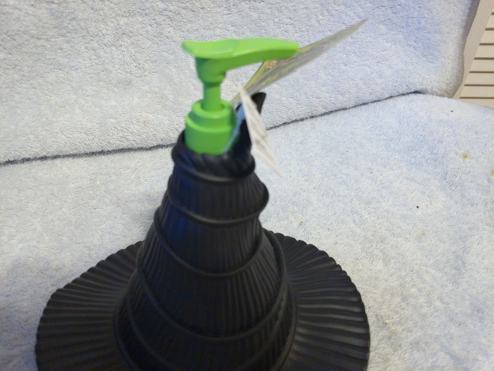 Wicked Elphaba Hat 6" Tall Soap Dispenser New SEE DESCRIPTION