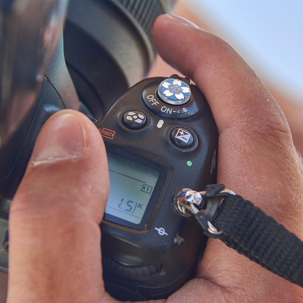 Shutter Button (Green) Camera Soft Release Button Threaded, for Fuji
