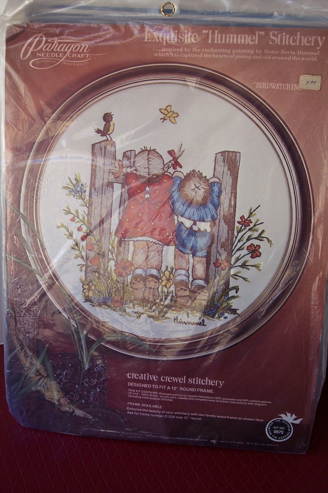 Paragon Exquisite "Hummel" Stitchery Kit