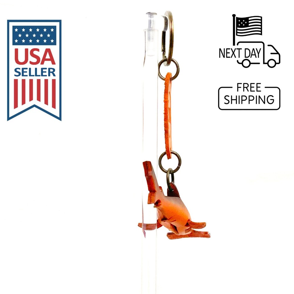 Hammerhead Shark Handmade Leather Keyring