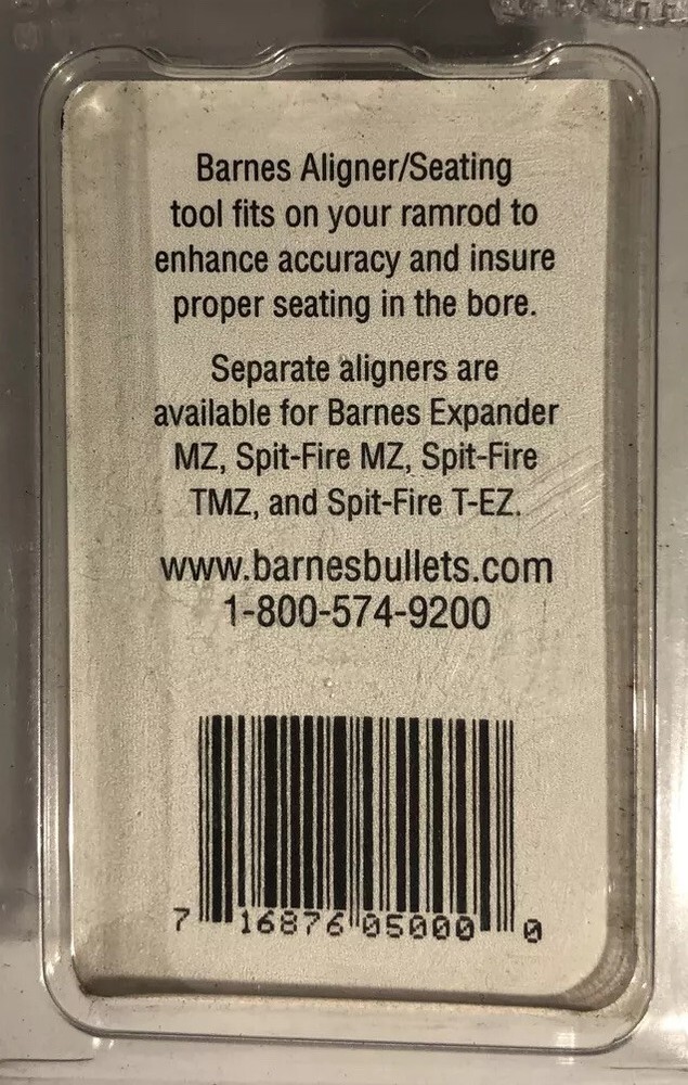 Barnes Aligner.50 Caliber Muzzleloader Tool 05000