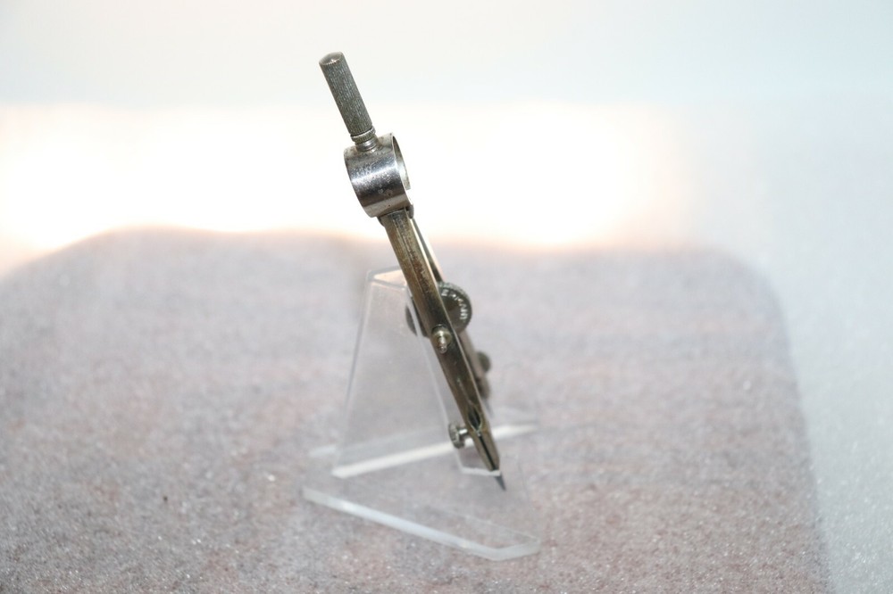 Dietzgen 3 1/2" Drafting Compass Made In Germany 1 5/8" span