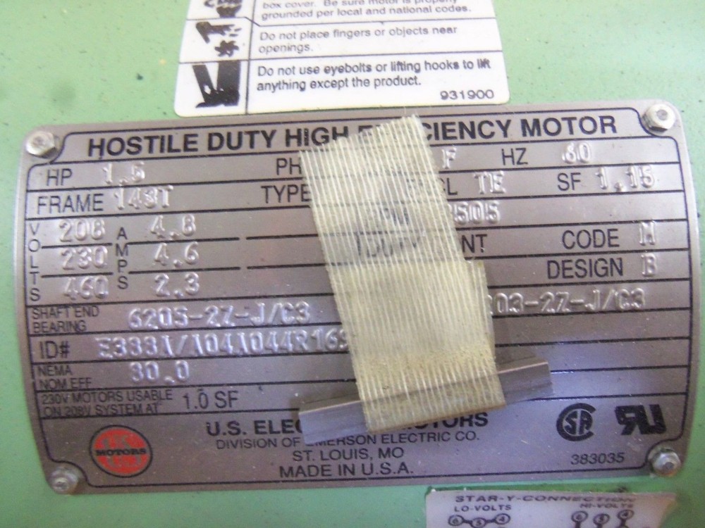 US MOTOR E388 MOTOR NSMP