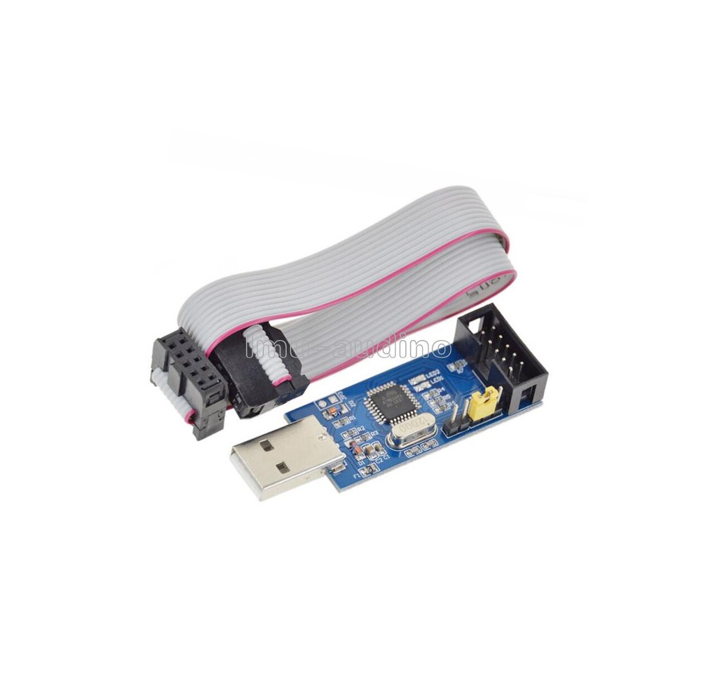USBASP USBISP AVR Programmer Adapter ATMEGA8 10-Pin USB Cable ATMEGA128