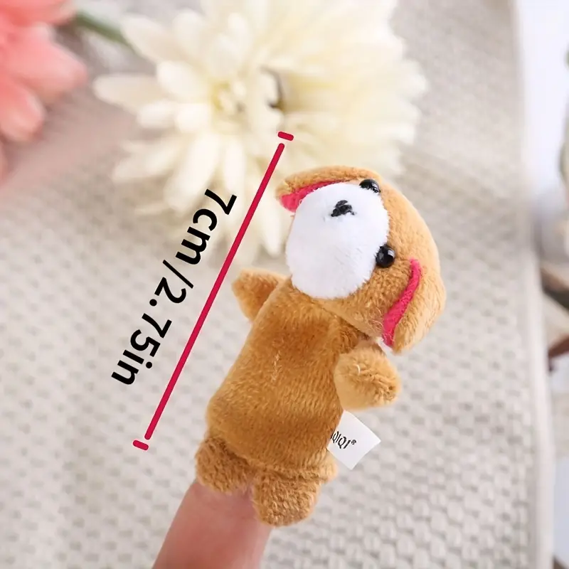 Plush Animal Finger Puppet - New - Cow