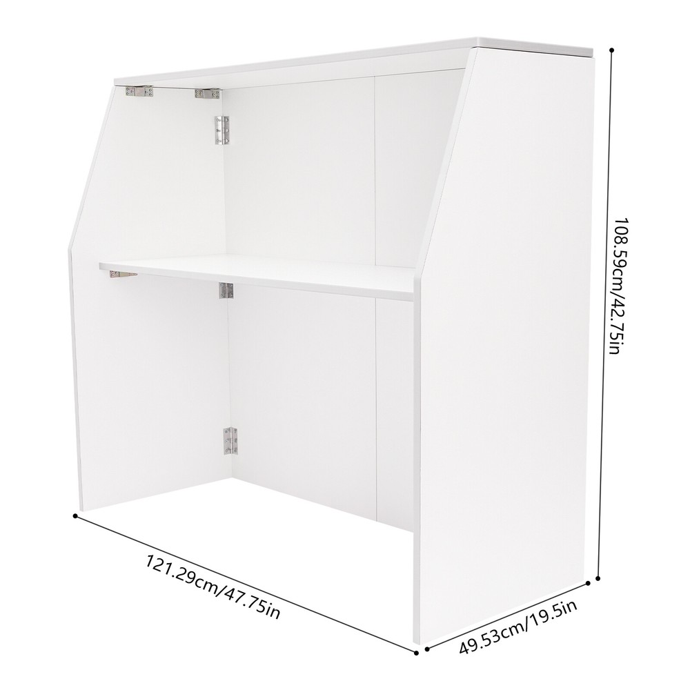 Foldable Bar Portable Event Bar Rectangular Portable Bar Cabinet Free-standing