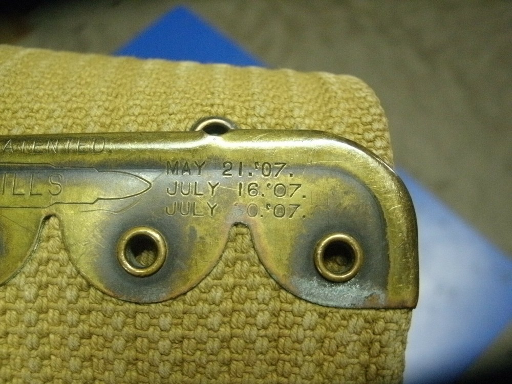 MILLS MODEL 1903 CARTRIDGE BELT WITH EAGLE SNAPS