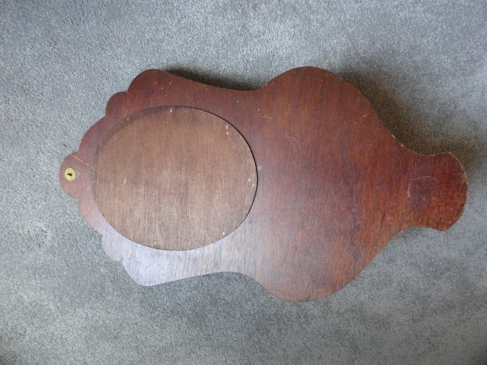 Vintage Wood Mirror Wall Shelf Planter
