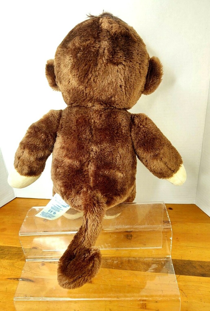 Build a Bear 2020 19" Brown/Tan Monkey w/ Sound Stuffed Plush Monkey