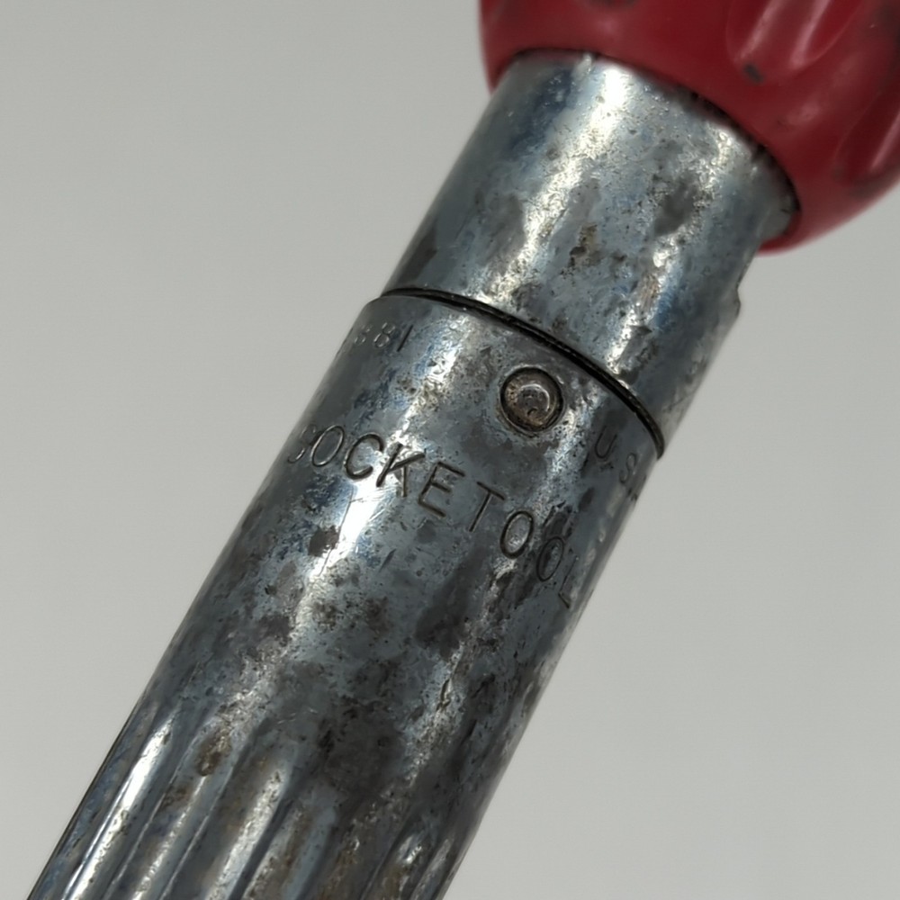 Vintage USA Ratcheting Screwdriver Handle Ratchet Socket Driver Tool