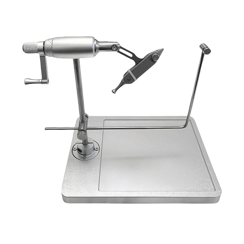 Adjustable Fly Tying Station with Rotating Bobbin Tool for Fly Tying Lure Making