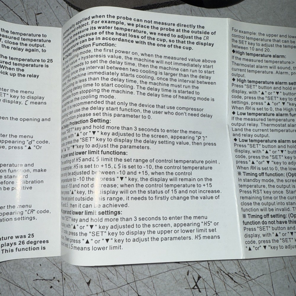 WILLHI WH7016 Temperature Controller DC 12V Digital Thermostat Switch NOS