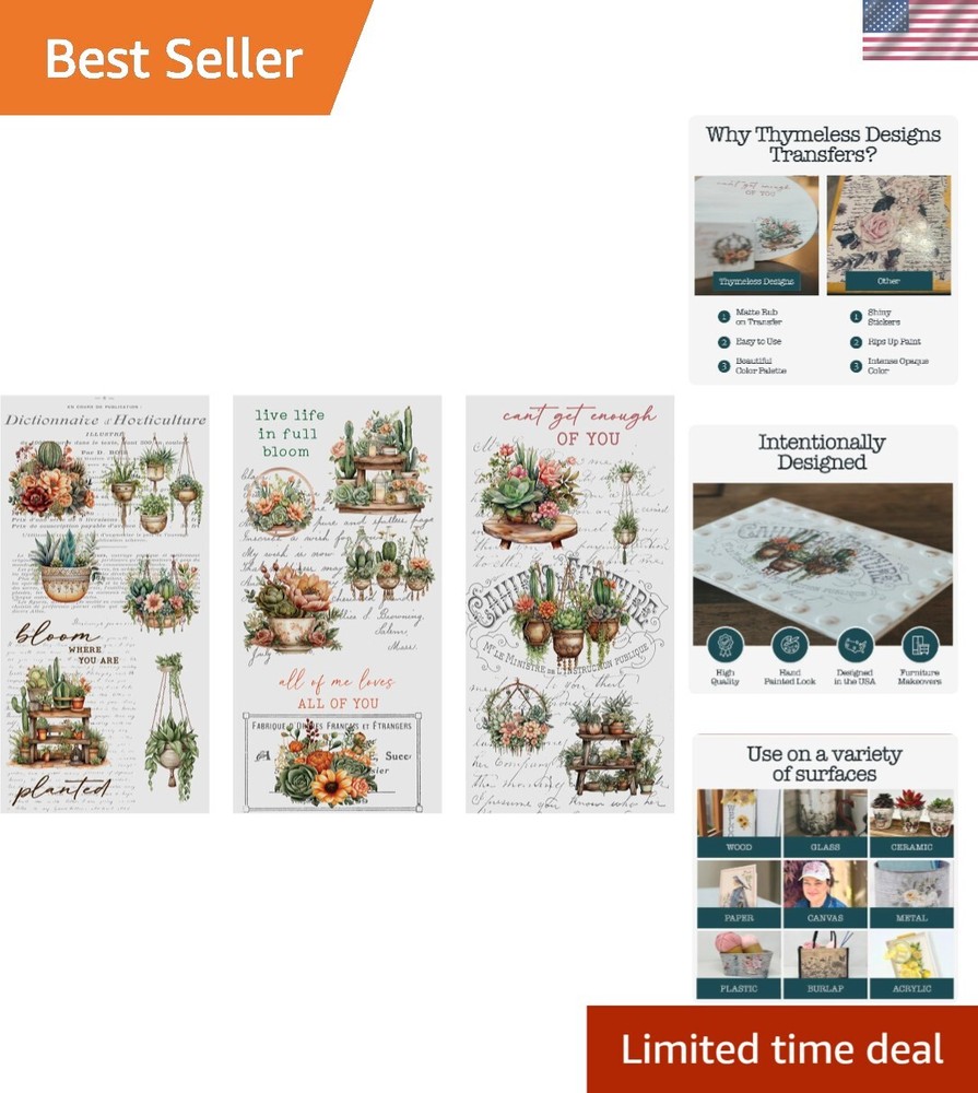Rub on Transfers for Crafts
