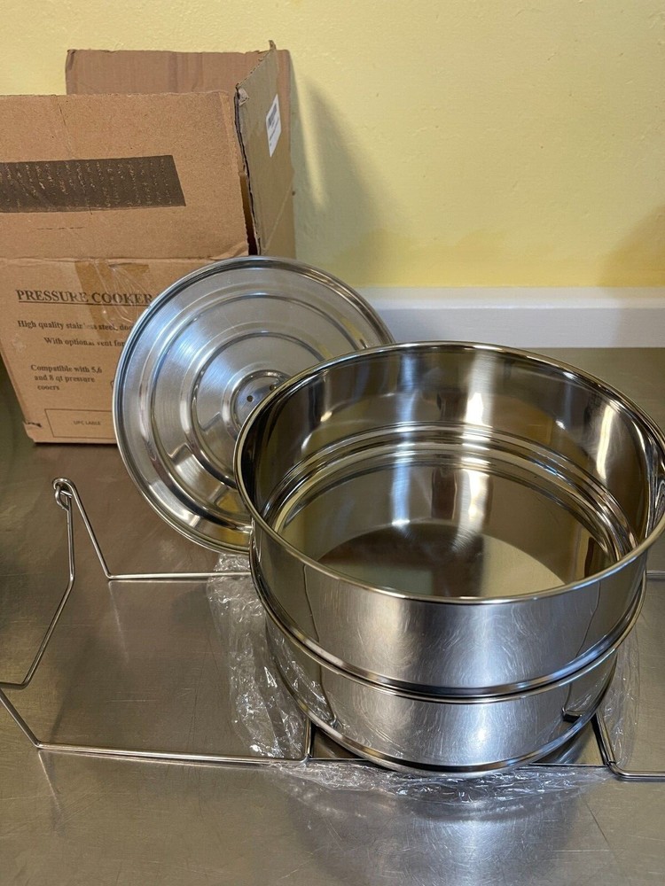 Stackable Steamer Insert Pans with Sling for Instant Pot Accessories