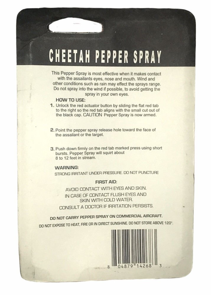 Cheetah Pepper Spray (Vintage)