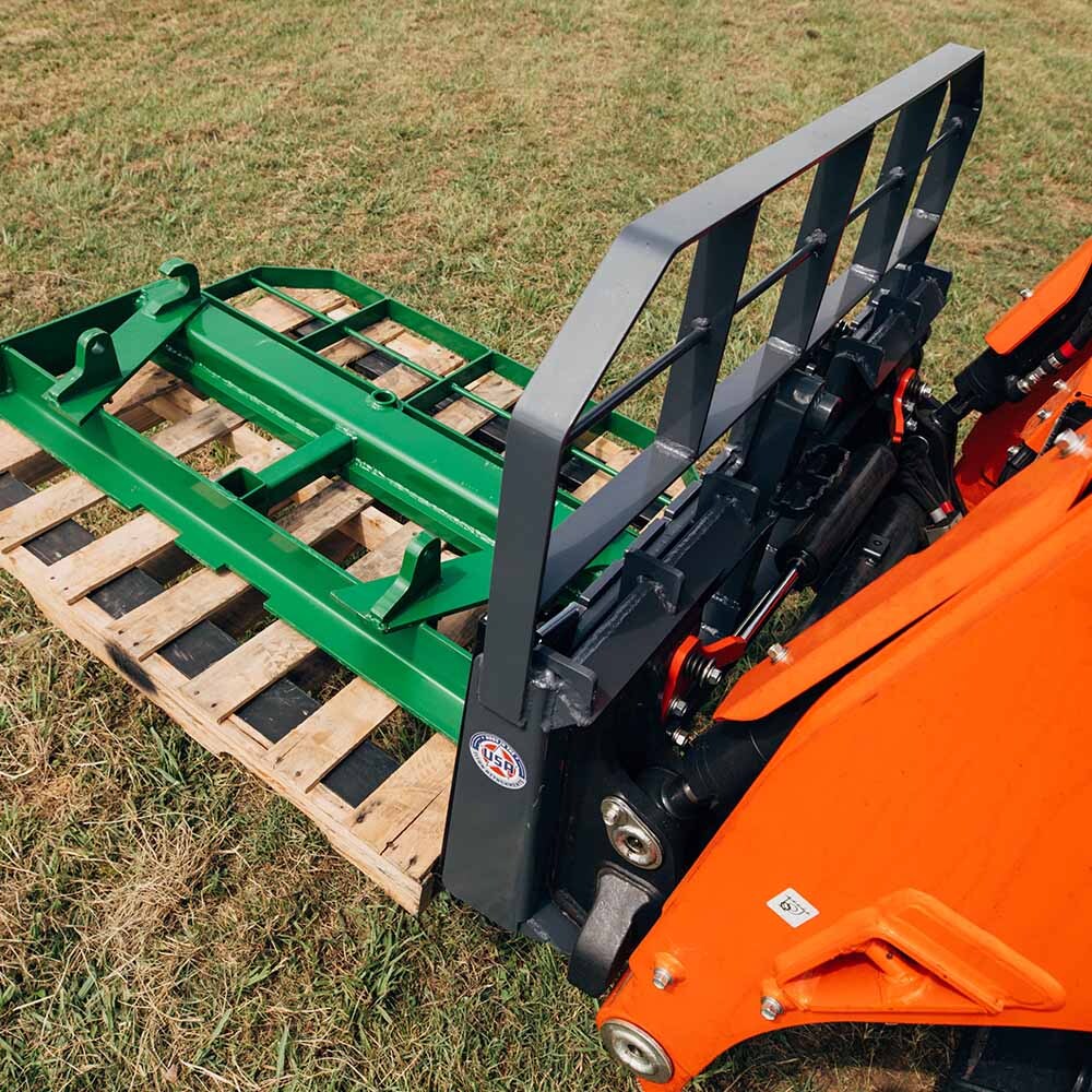 Titan Attachments USA Made Pro Series Pallet Fork Frame with 42" Fork Blades