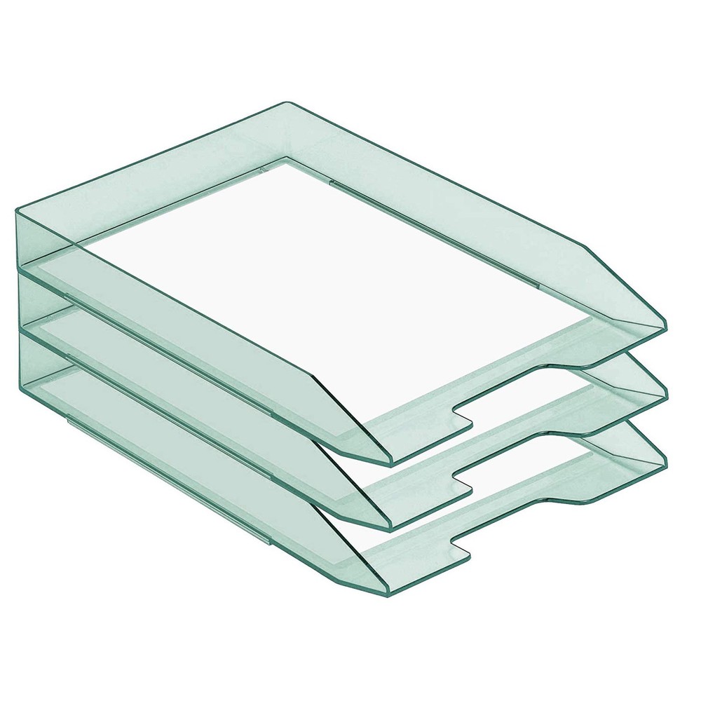 Stackable Letter Tray Front Load, Letter Size, Stacking Document Desk Office ...