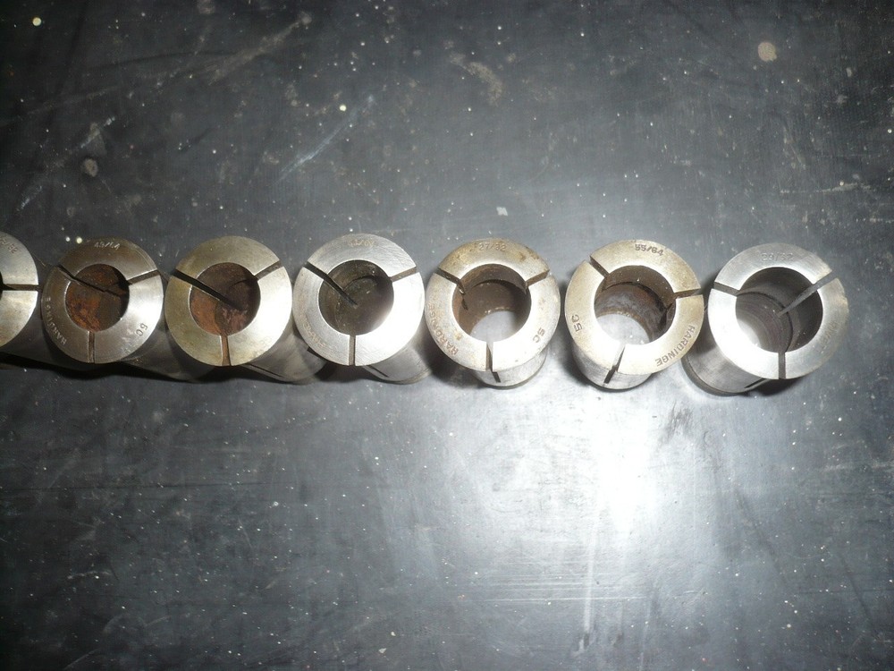 5C collets, (48) round, square, hex, mostly Hardinge