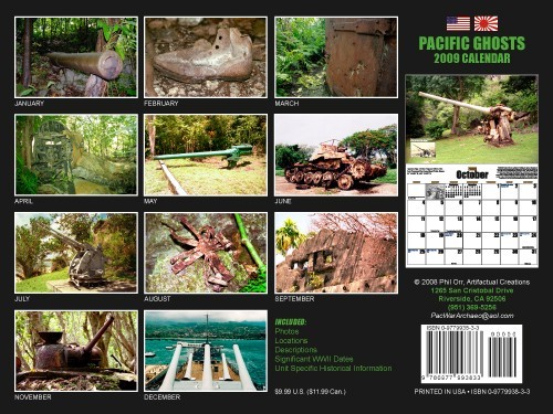 Pacific Ghosts 2009 Calendar with 2026 Dates