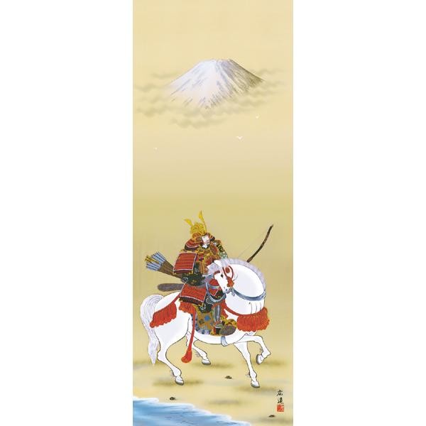 Hirotatsu Tanaka - Mounted Warrior (Hanging Scroll)