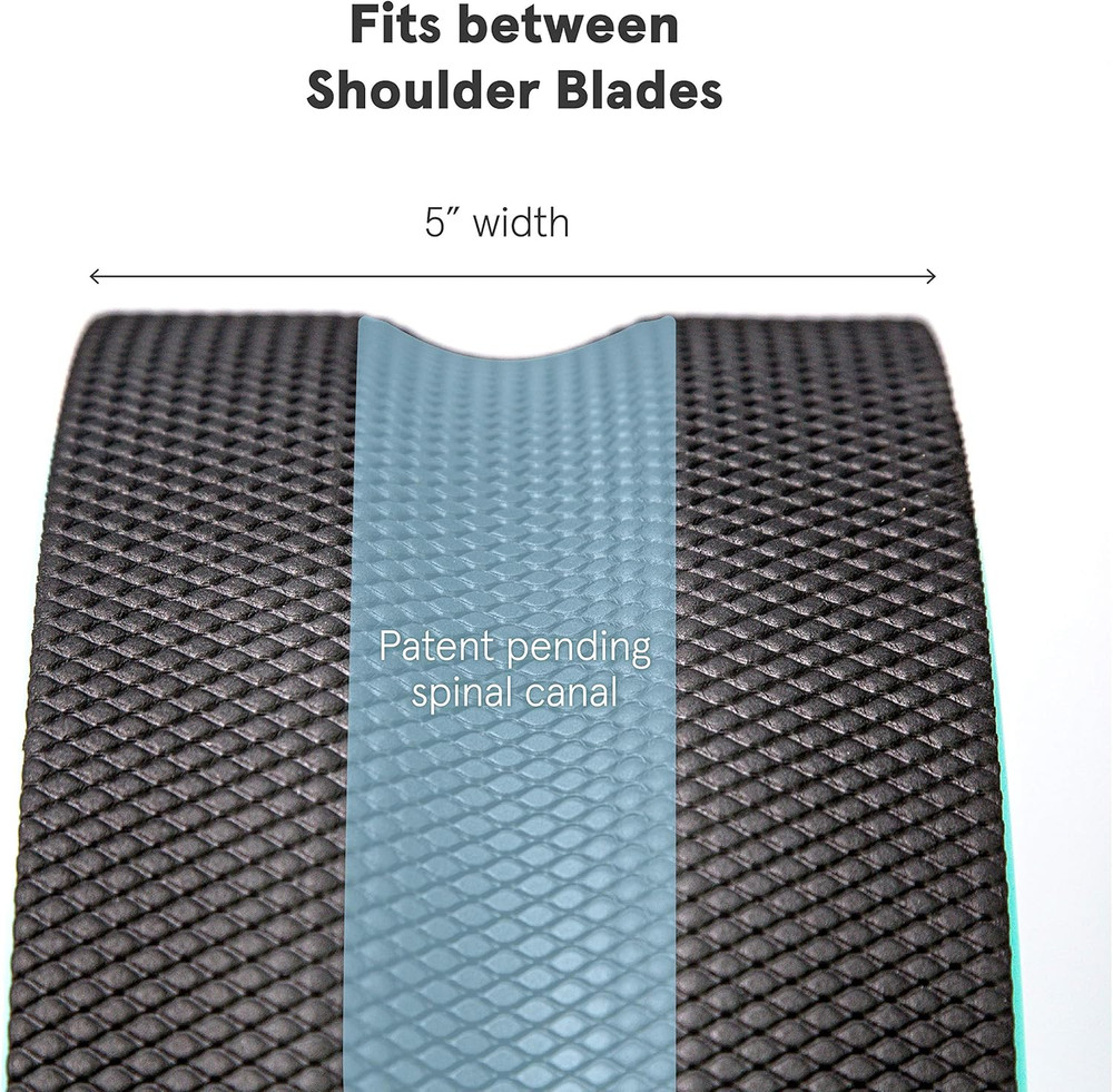 Wheel Foam Roller - Back Pain Relief & Deep Tissue Massage, High-Density Trigger