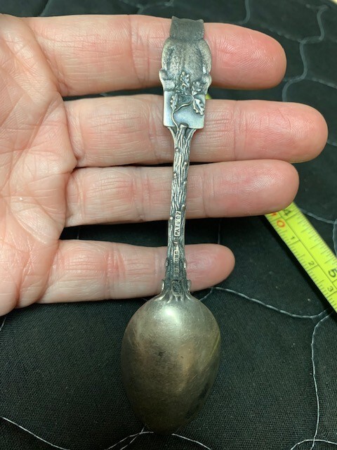 Teddy Bear STERLING Silver Spoon