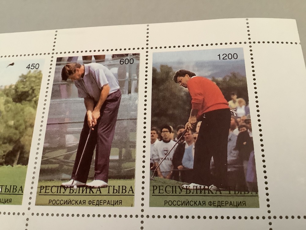 Golf Golfing mint never hinged stamps sheet Ref R48735