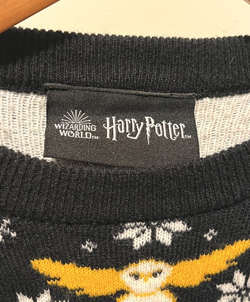 Harry Potter Wizarding World Ravenclaw Printed Blue Pullover Sweater Small