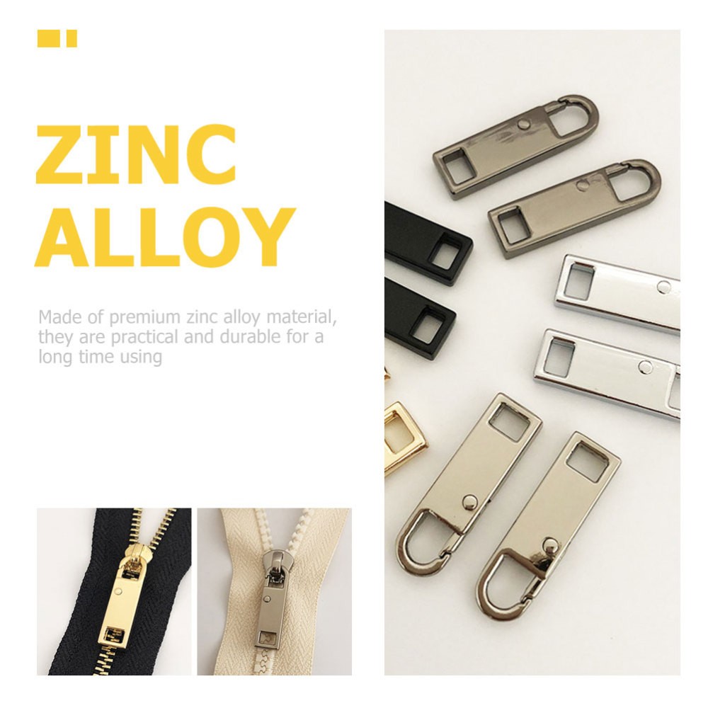 4Pcs Professional Zipper Pulls Household Zipper Tabs Replaceable Zipper Repair