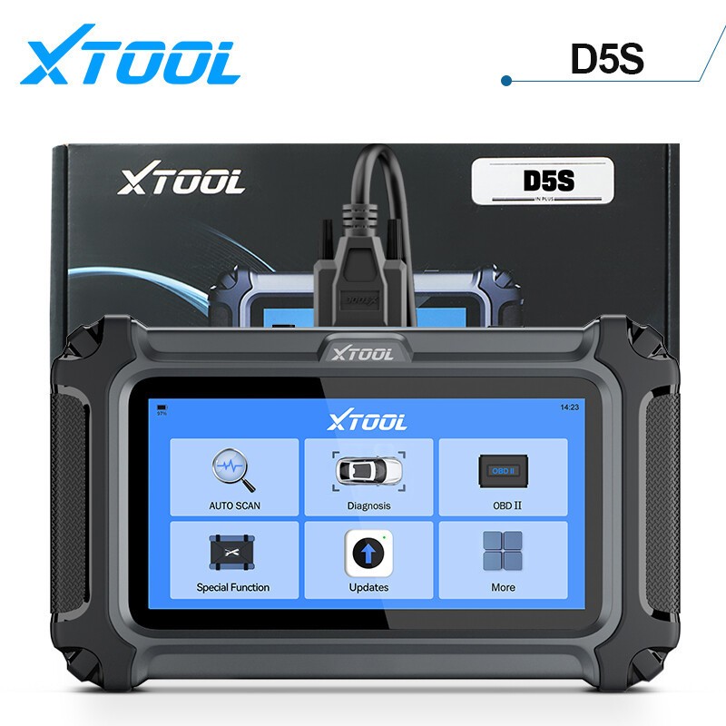 2026 XTOOL D5S OBD2 Scanner Check Engine ABS SRS Transmission Diagnostic