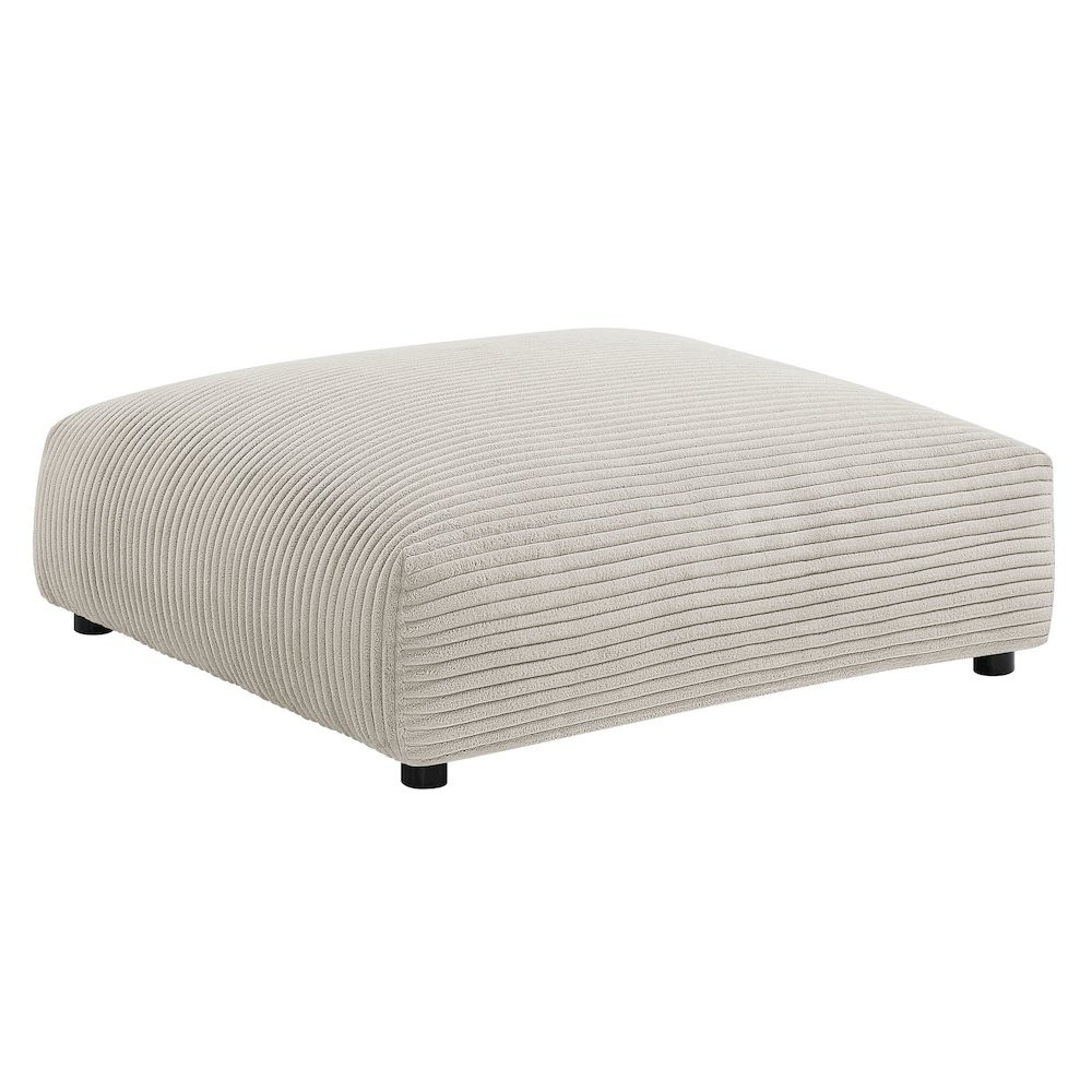 Solace Modular Corduroy Upholstered Ottoman