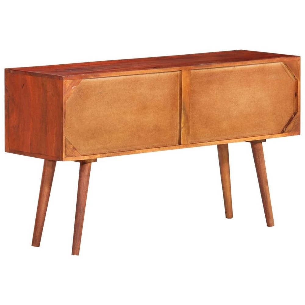 Sideboard Brown Solid Mango Wood, Iron Medium Sideboard