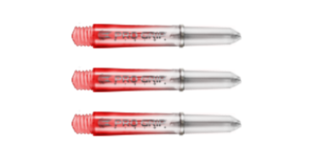 Target Pro Grip Vision Shafts - Clear Red Short