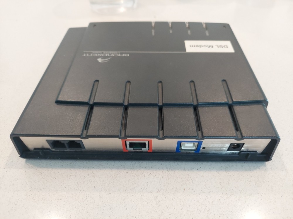 BROADXENT DSL Modem Broadband BLASTER Creative - With Cables