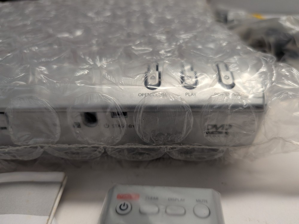 GPX D1816SIL Progressive Scan DVD Player Remote Manual Box Tested Silver