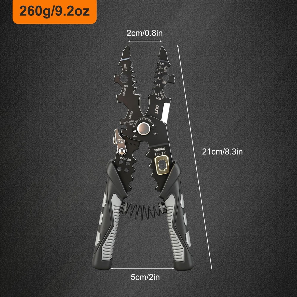 25in1 Multifunctional Wire Stripper Professional Wire Stripper Tool for Cutt...