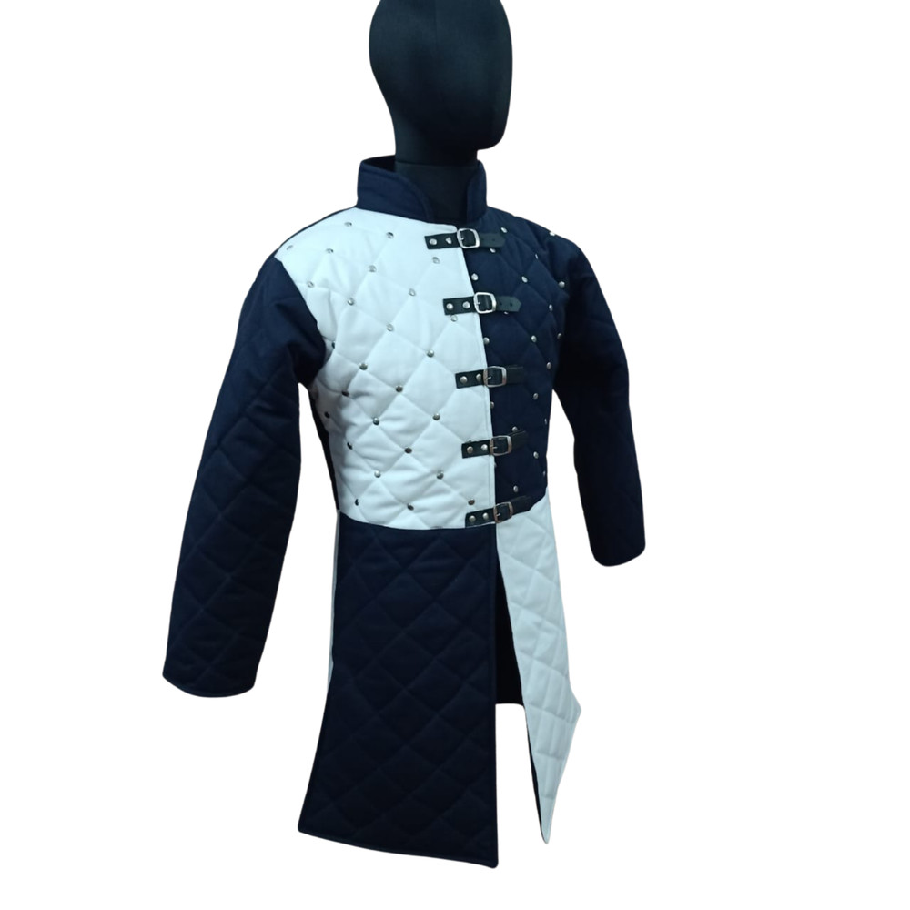Medieval Padded Armor Jacket for Men & Women – Lightweight Protective Undercoat