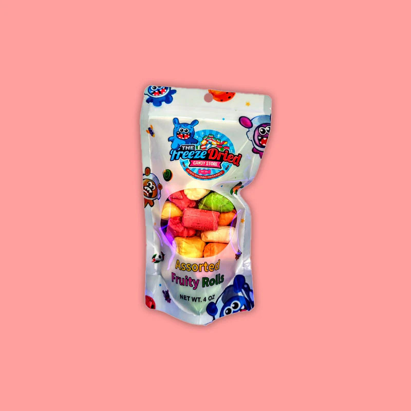 Freeze Dried - Assorted Fruity Rolls 4oz Exotic Snacks