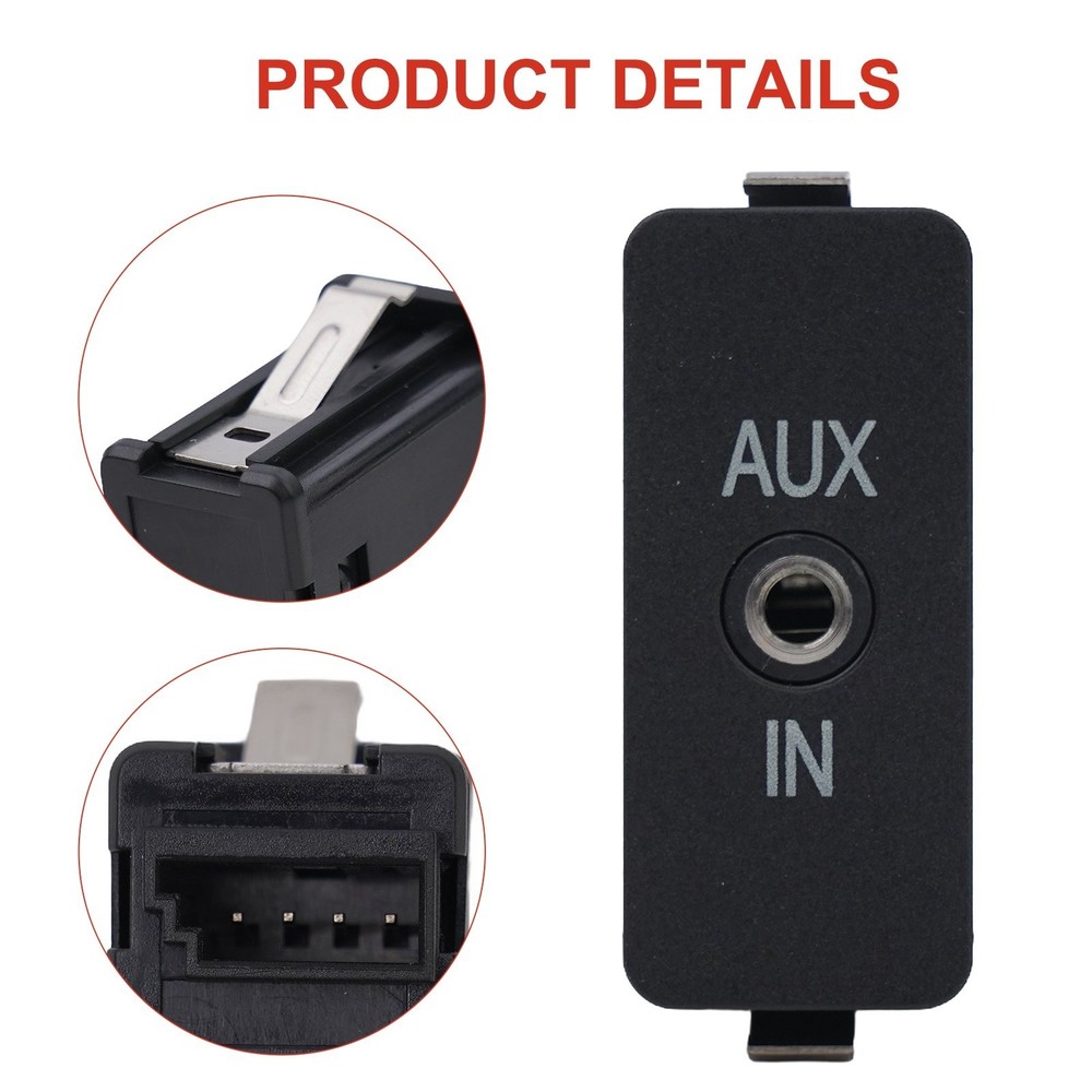 AUX Auxiliary Audio Socket for 1 3 5 6 7 X3 X5 E60 E61 E81 E87 E90