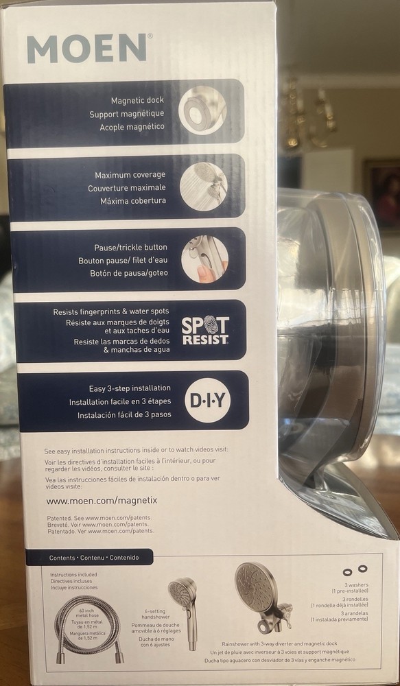 Moen Attract 6 Spray Shower Head