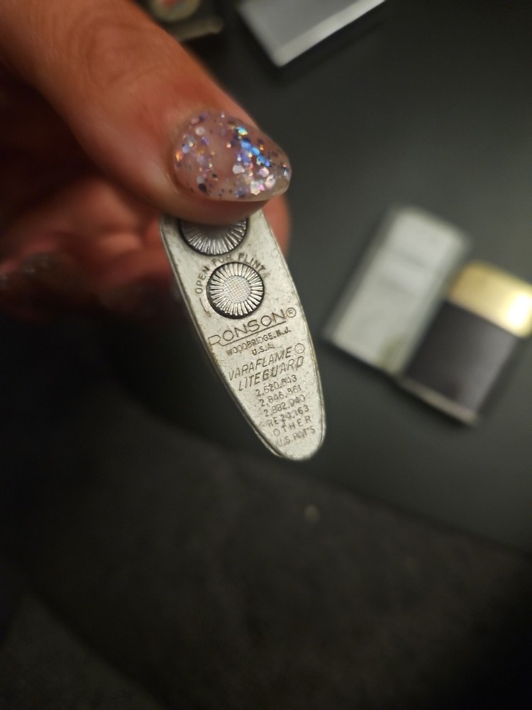 3 Vintage Ronson Lighters ( Not Tested)