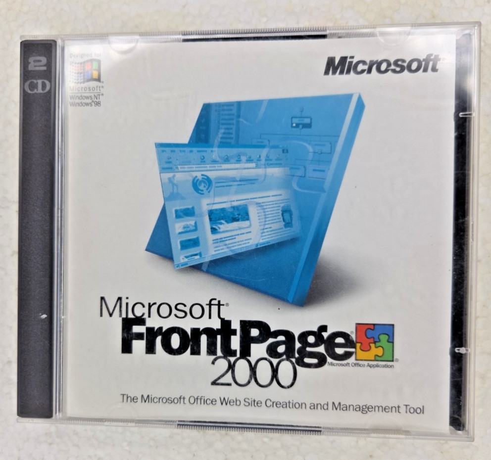 UPGRADE - Microsoft FrontPage 2000 UPGRADE (2-CD Set)