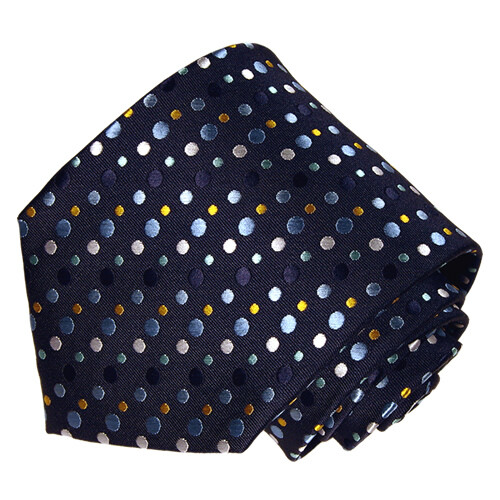 Men's ivoly color paisley pattern woven tie