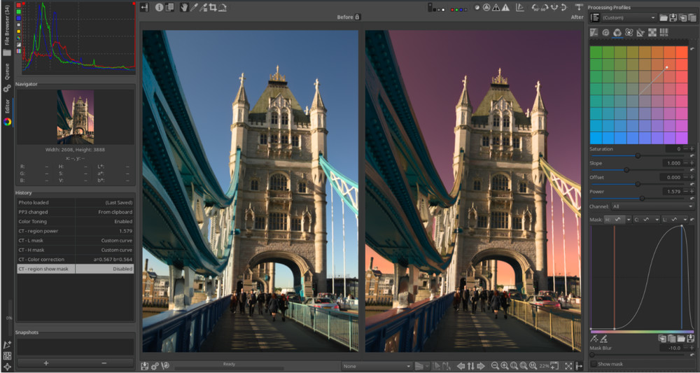 Raw Therapee Photo Processing Software, Image Editor, MacOS & Windows, USB/DVD