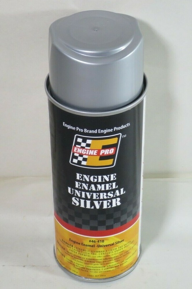 Engine Pro 46-410 Engine Enamel Paint Universal Silver 12oz Can