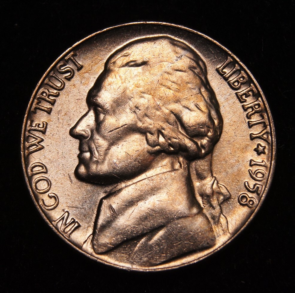 1958 Jefferson  Nickel  MS+++++Full Steps